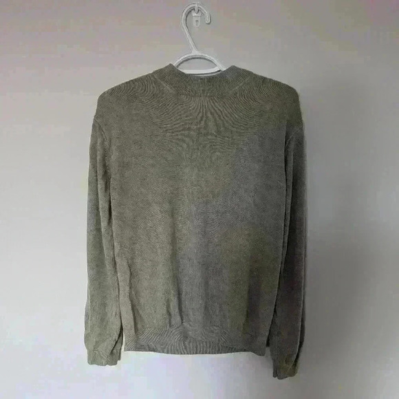 Klaus  Boehler, Crew Neck Sweater, Grey, Green, pink, Size Large - Picture 1 of 9
